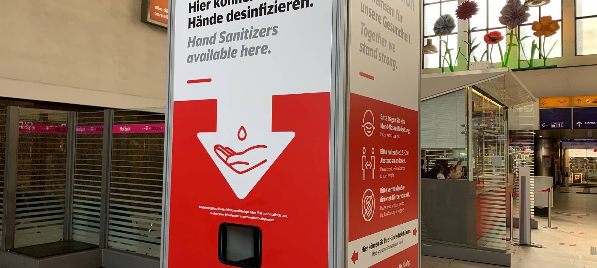 Hygiene bei der Bahn in NRW