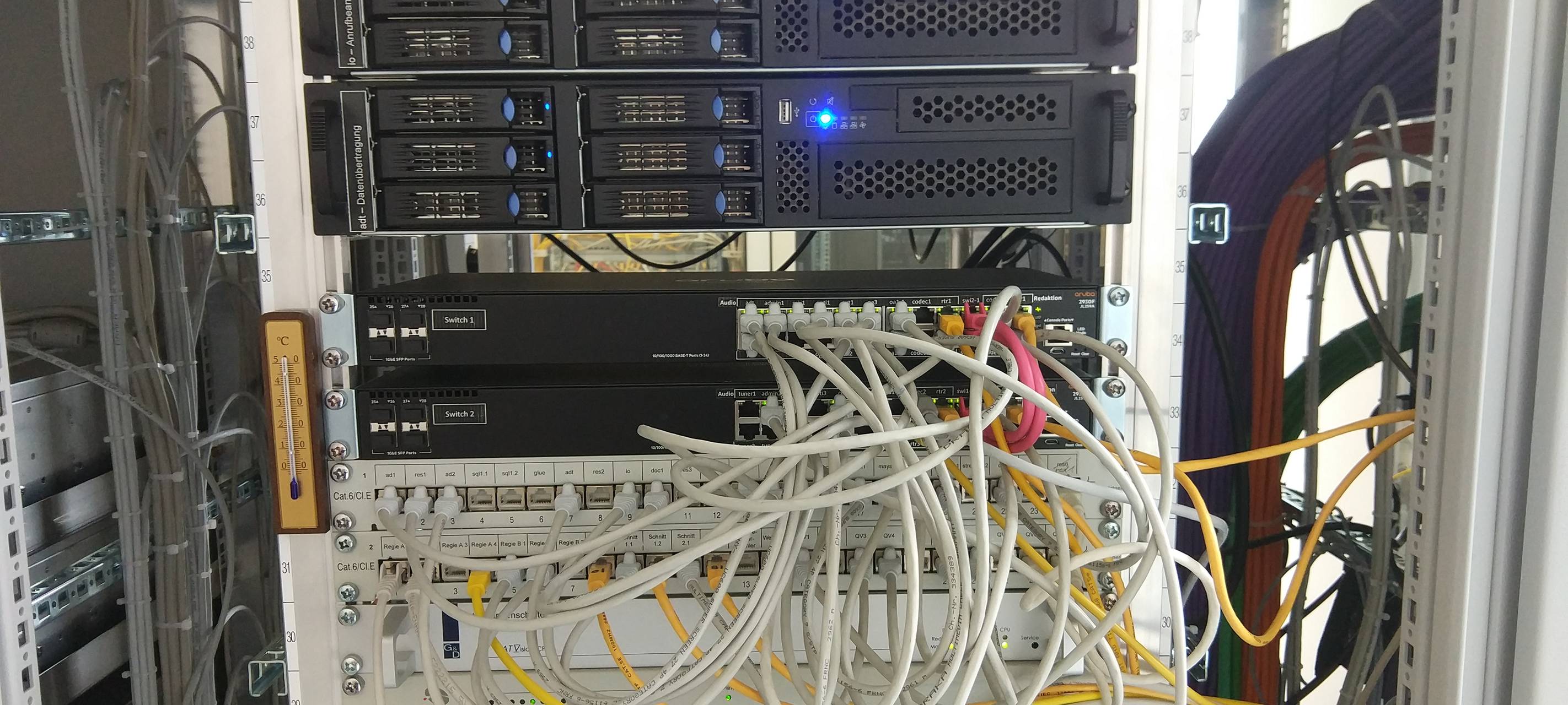 Radio Bochum arbeitet heute mittag an der Sendetechnik