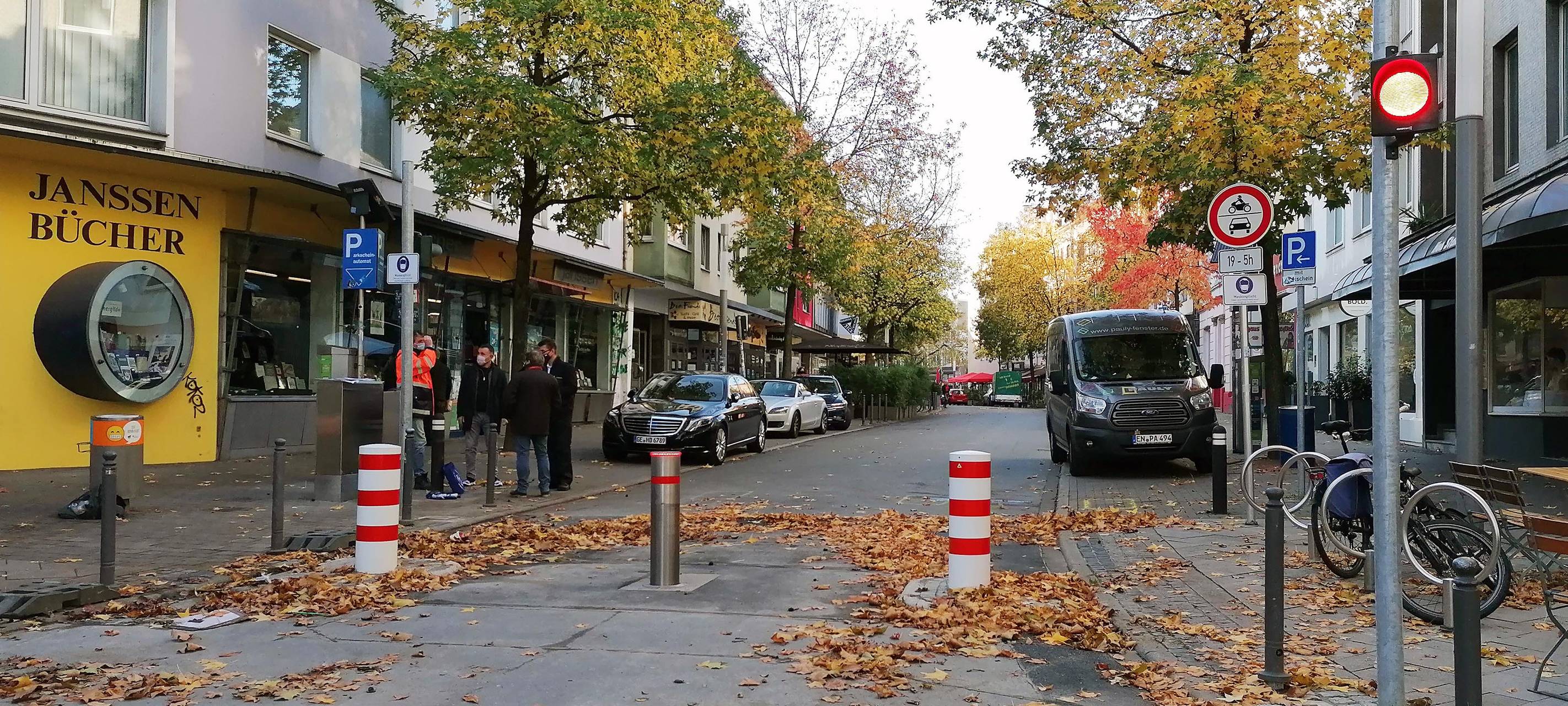 Versenkbarer Poller Brüderstraße