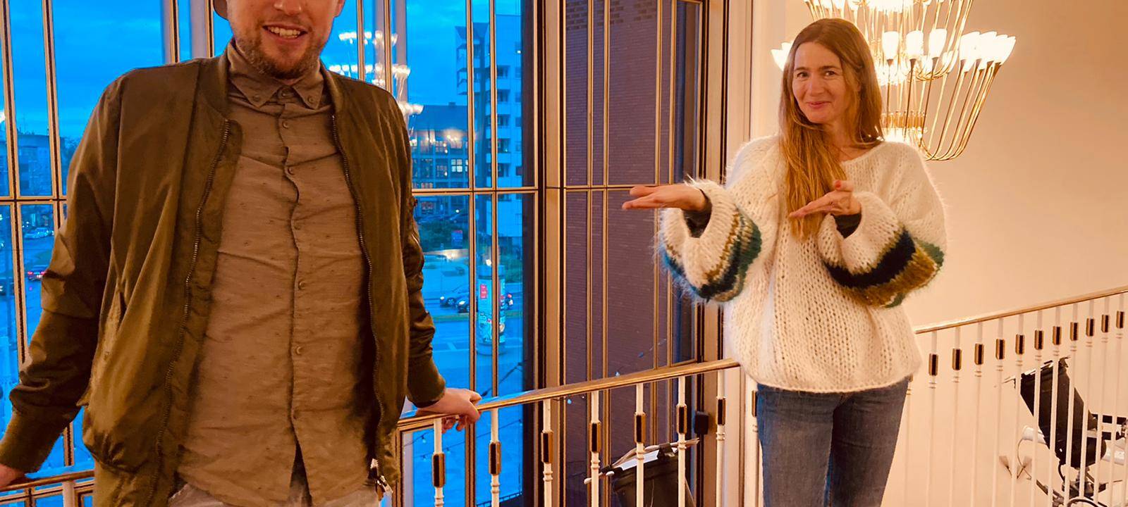 Danni Rösner mit Dominik Buch