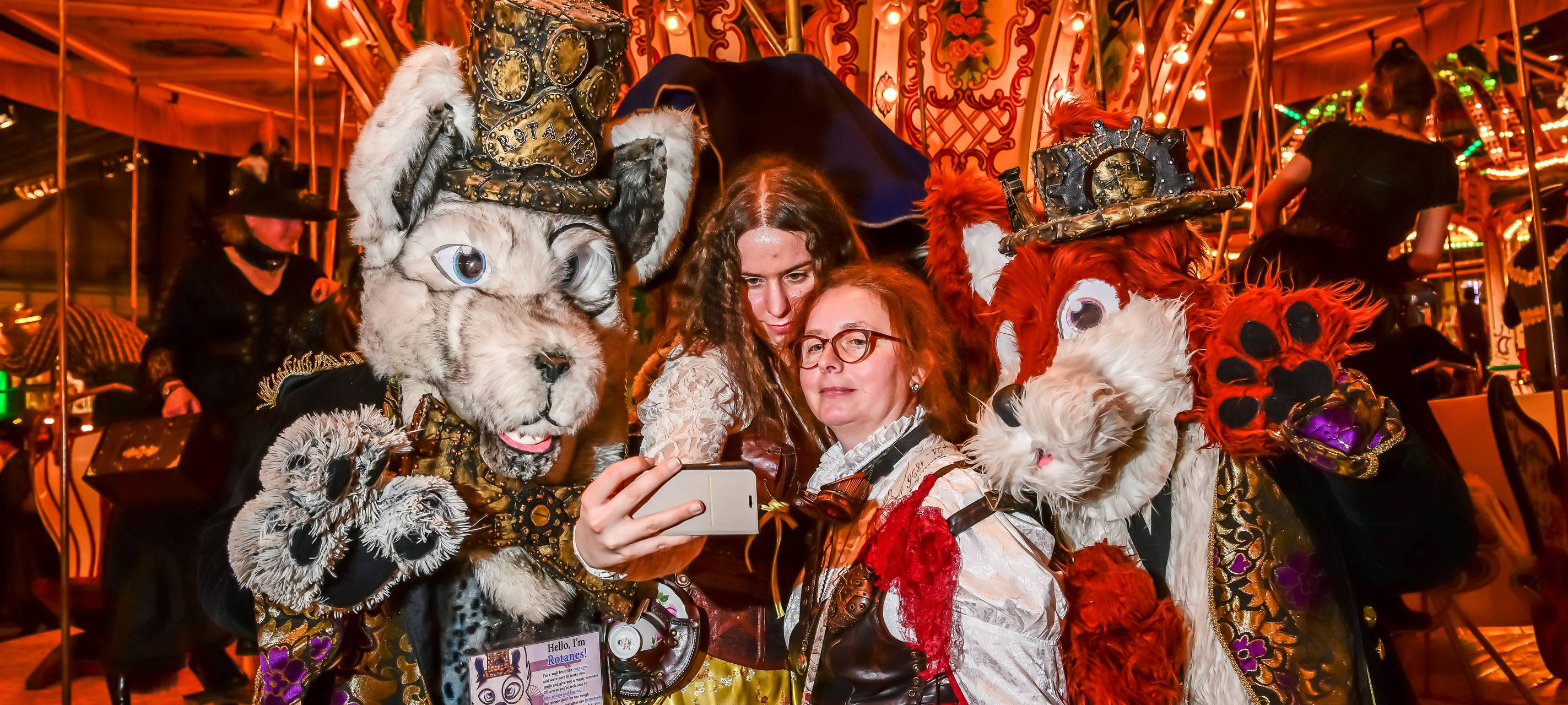 Historischer Jahrmarkt in der Bochumer Jahrhunderthalle