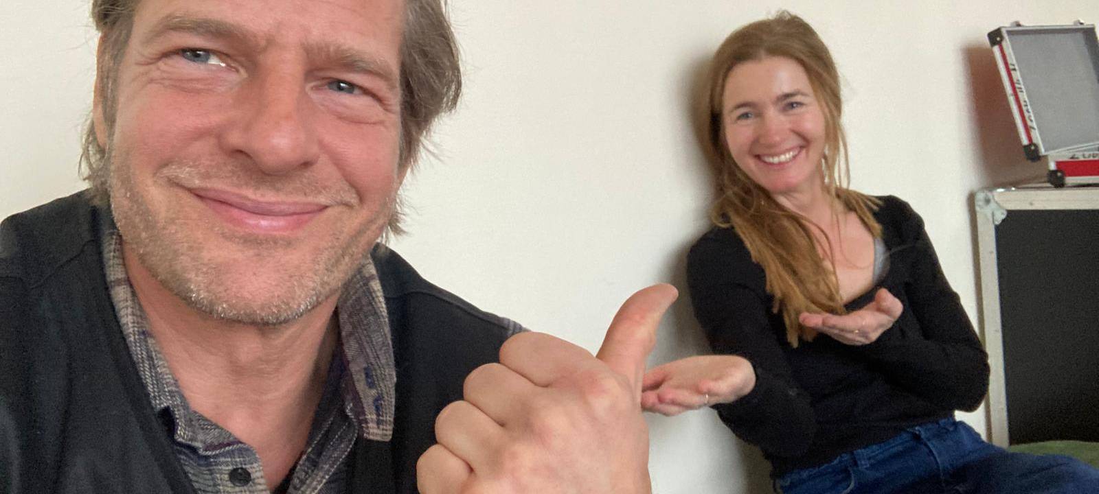 Danni Rösner mit Henning Baum