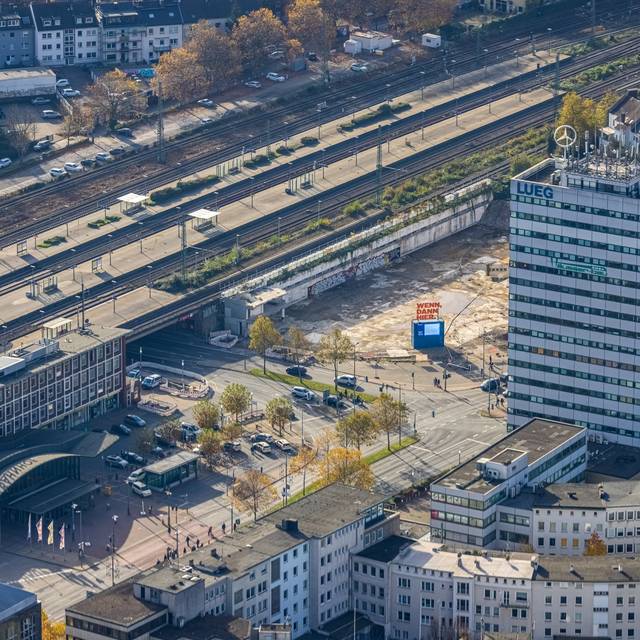 Luftbild Baustelle Südring Ecke Unistraße