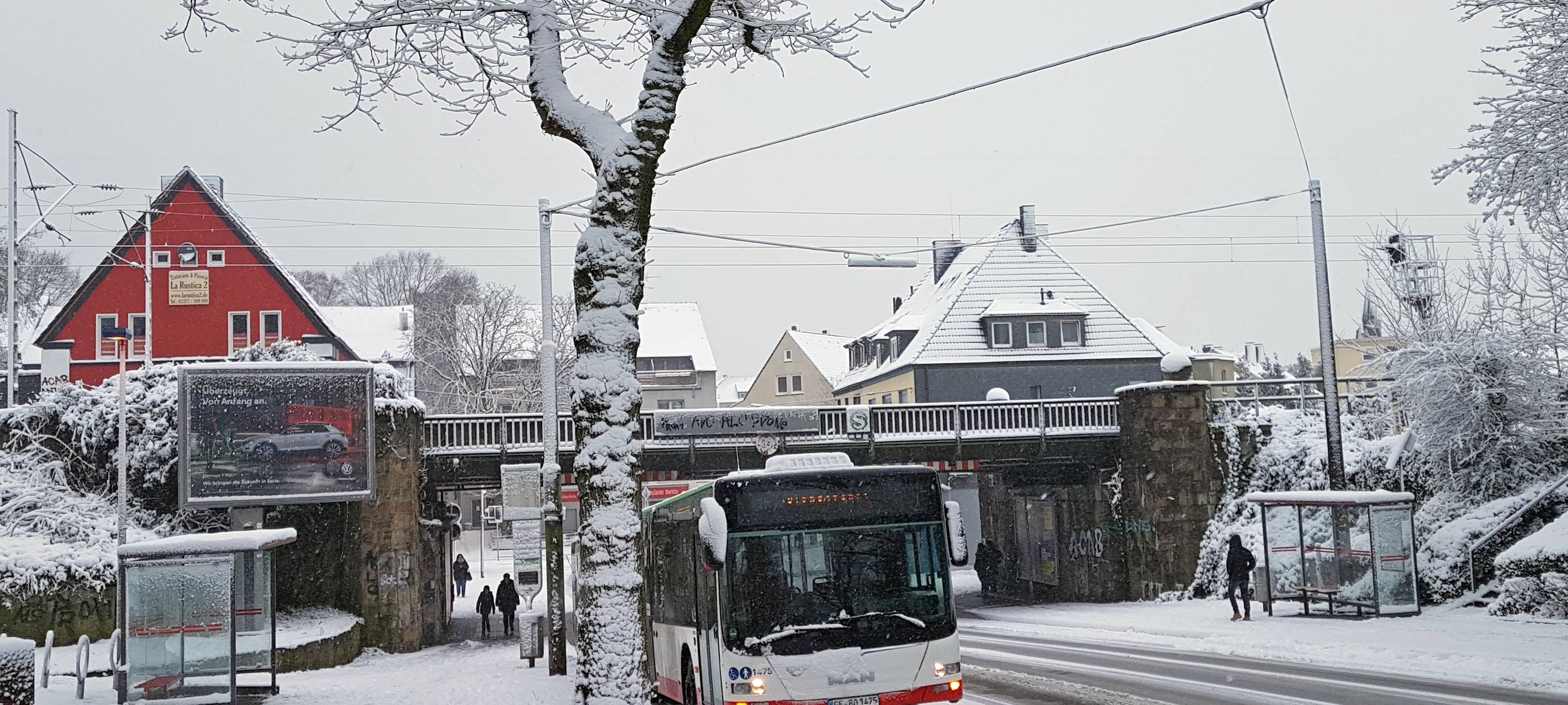 Schnee in Bochum: Bogestra mit immer mehr Fahrten!