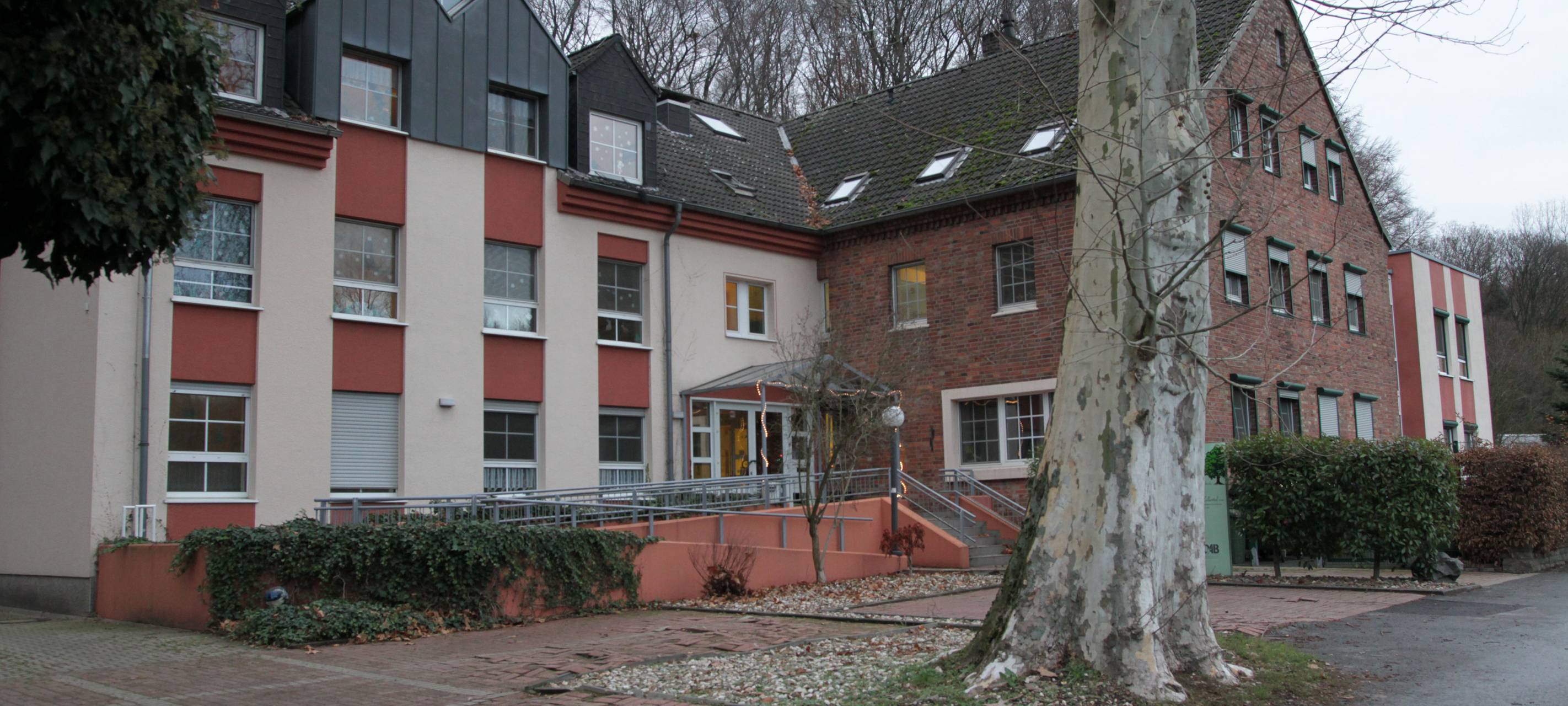 Haus in der Außenansicht