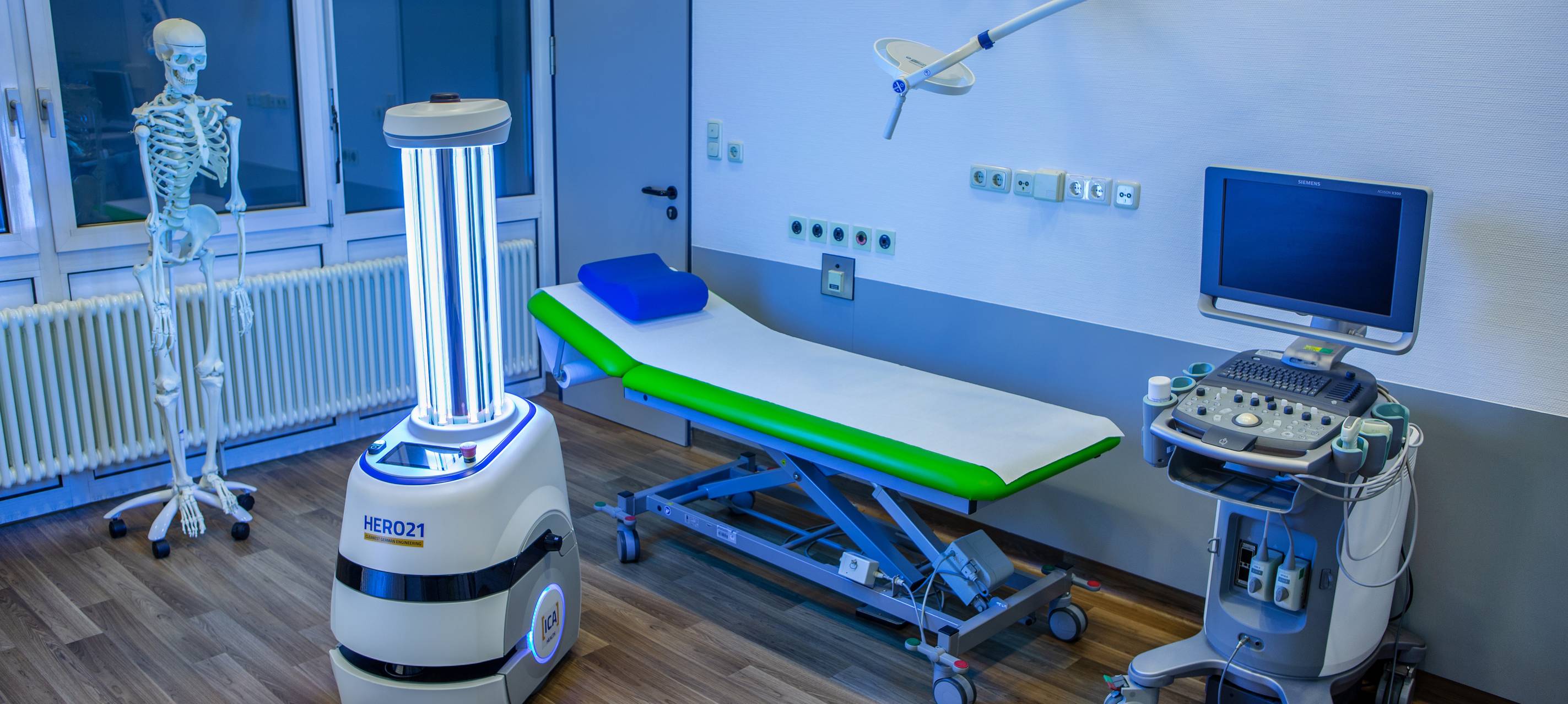 Bochum: Desinfektionsroboter im St. Josef-Hospital getestet