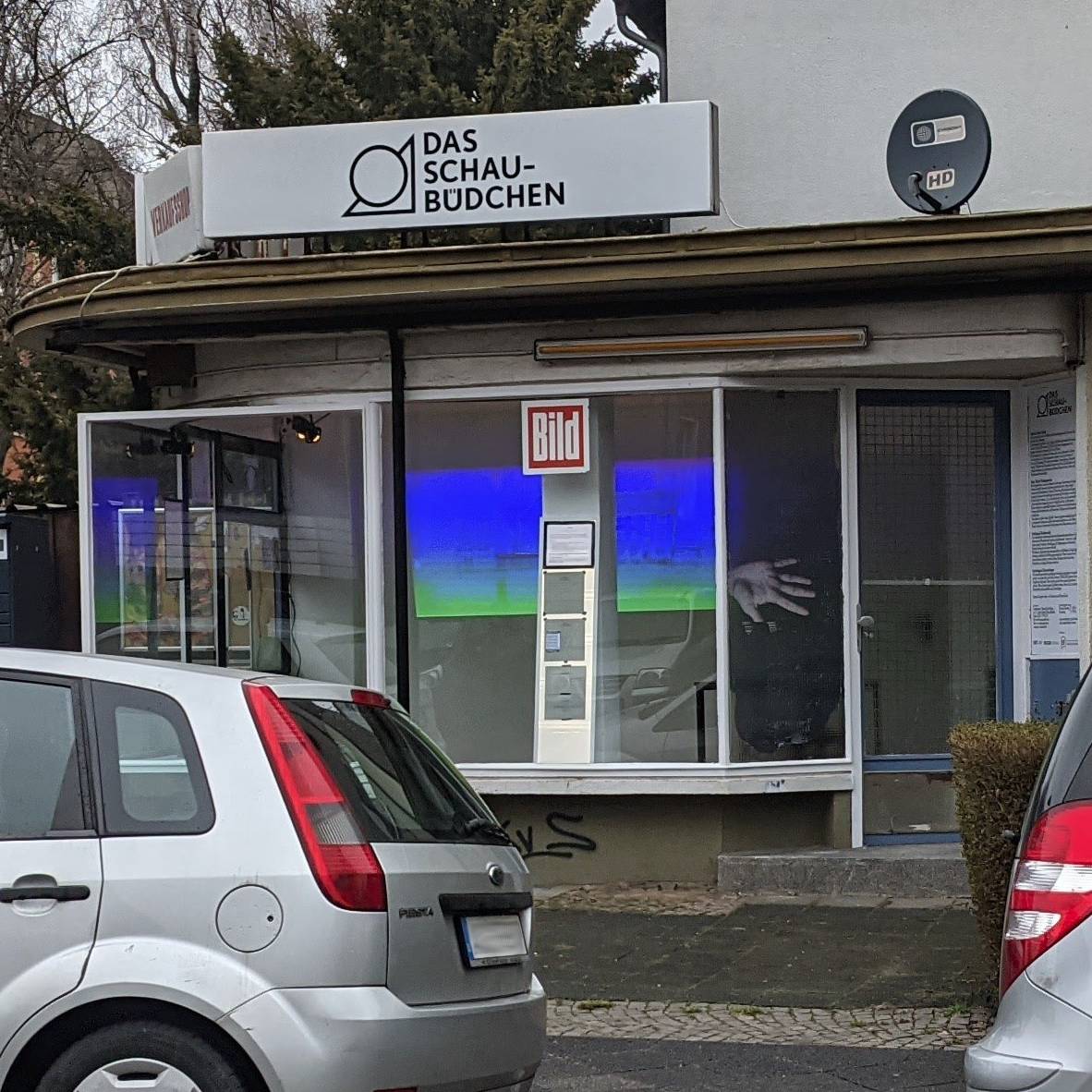 Foto Schaubüdchen in der Innenstadt