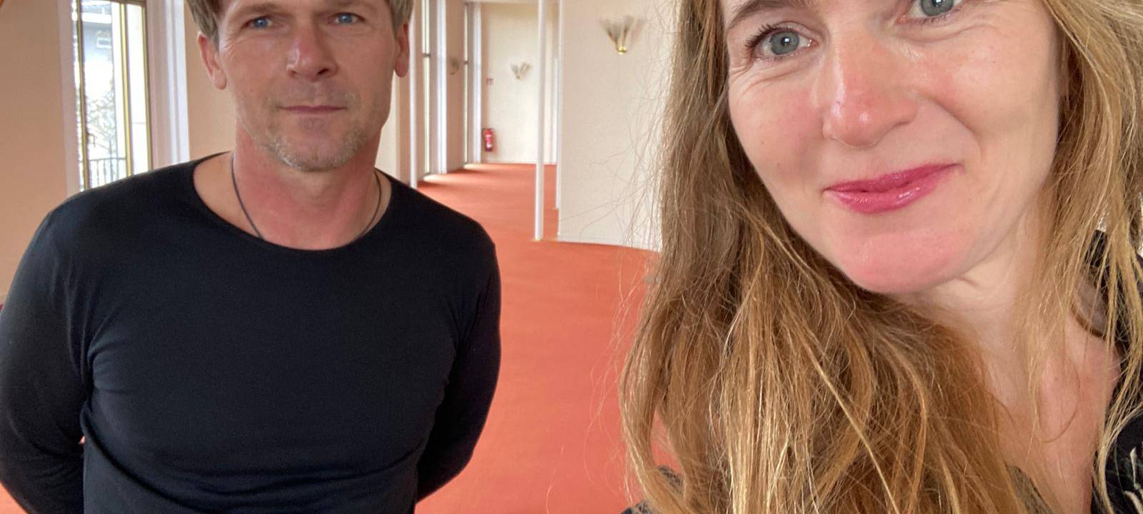 Danni Rösner mit Darius Wosz