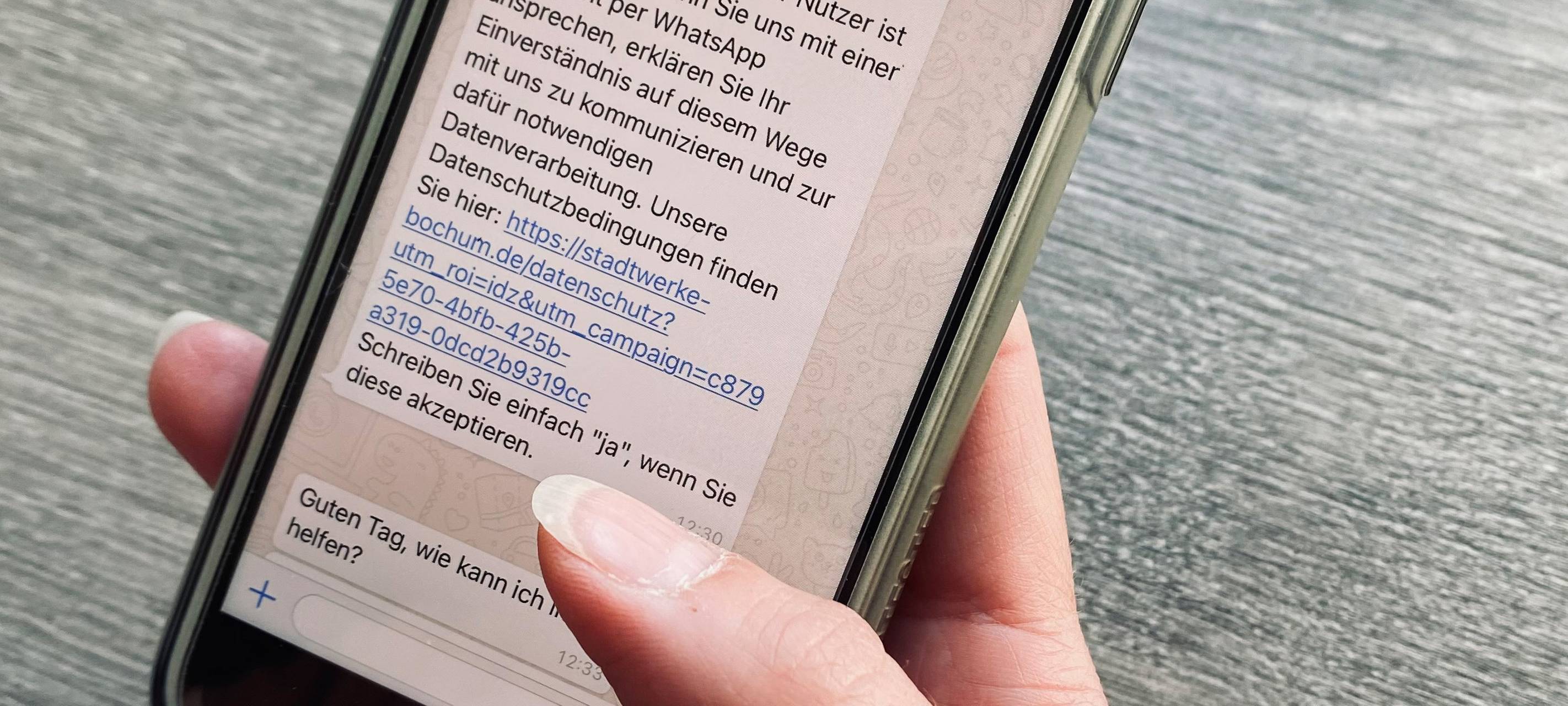 Stadtwerke Bochum bieten WhatsApp-Service an