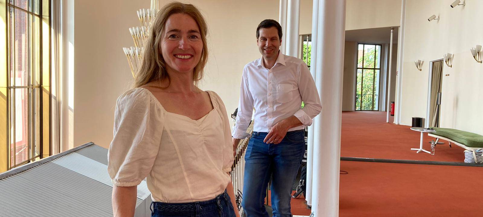 Danni mit OB Thomas Eiskirch