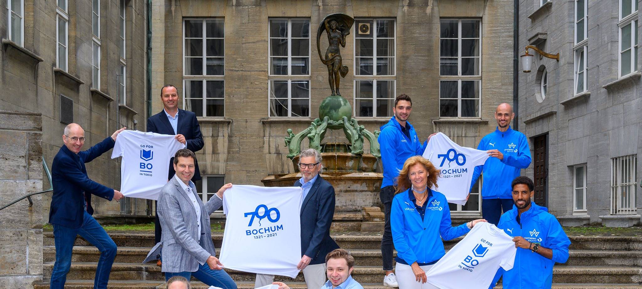 Olympioniken werden von der Stadt Bochum verabschiedet