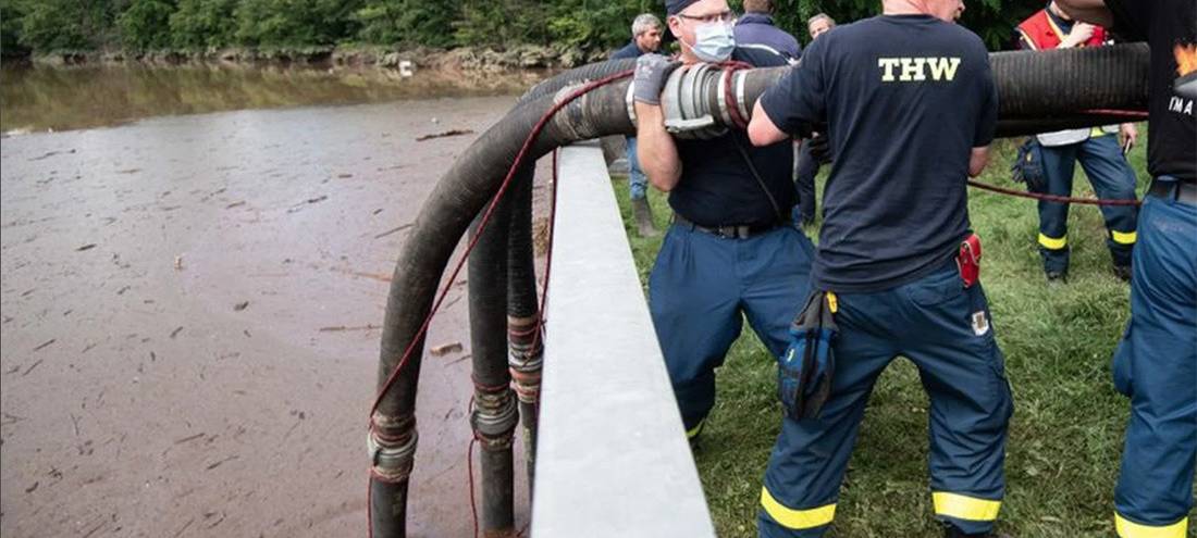 Aufräumarbeiten in Bochum Dahlhausen laufen weiter