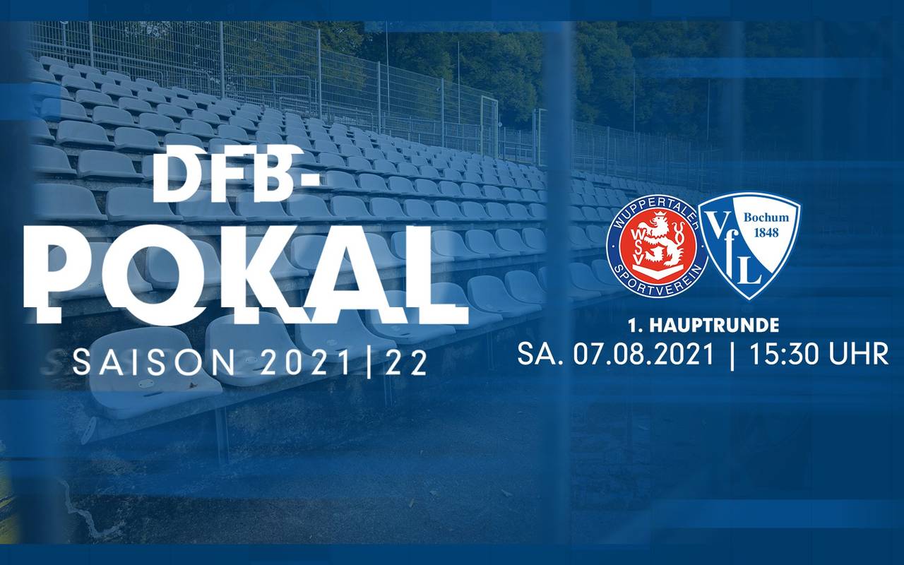 Weißer Schriftzug "DFB-Pokal"