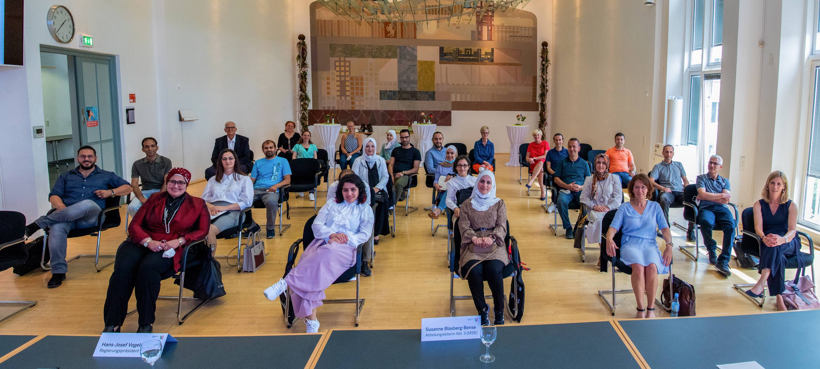 Flüchtlinge zu Lehrern fortgebildet