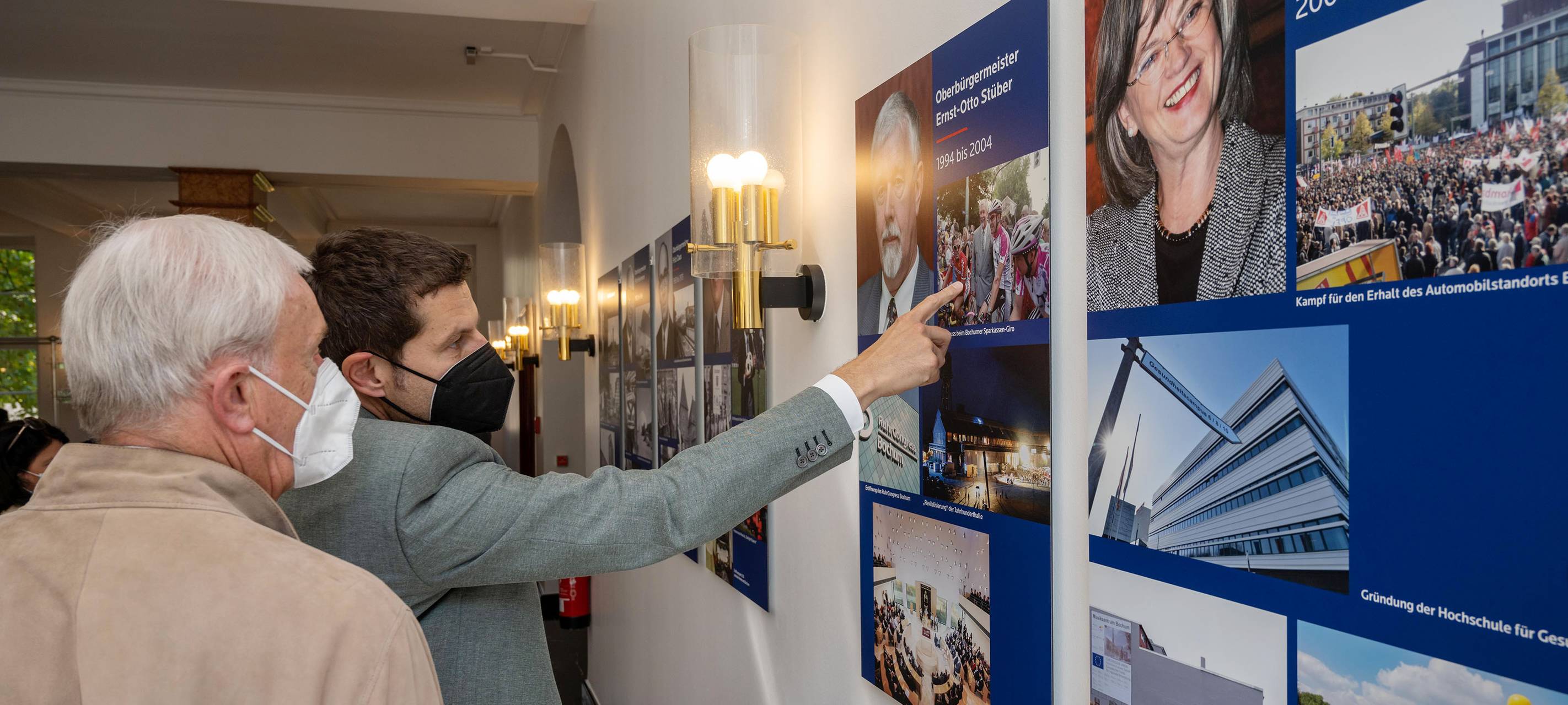 Galerie der Stadtoberhäupter im Bochumer Rathaus