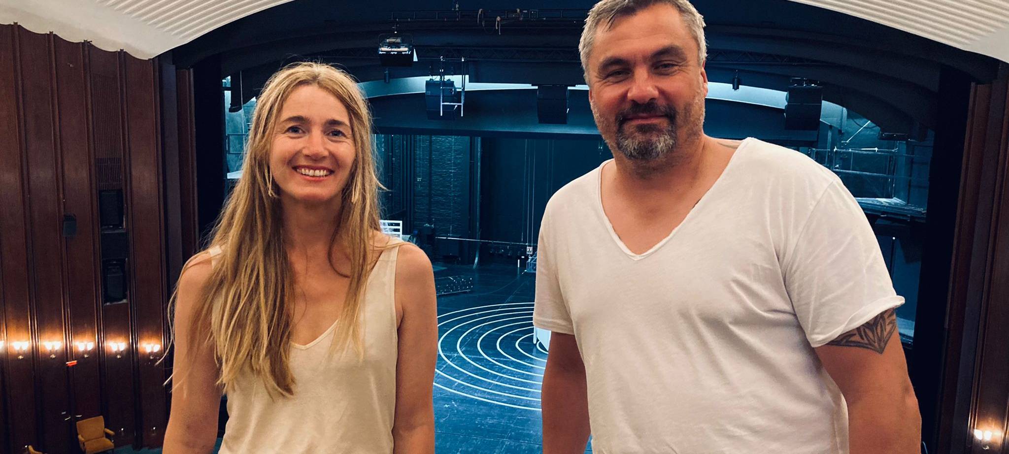 Danni Rösner mit Thomas Reis