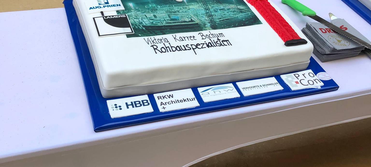 Bochum: Richtfest im Viktoria Karree