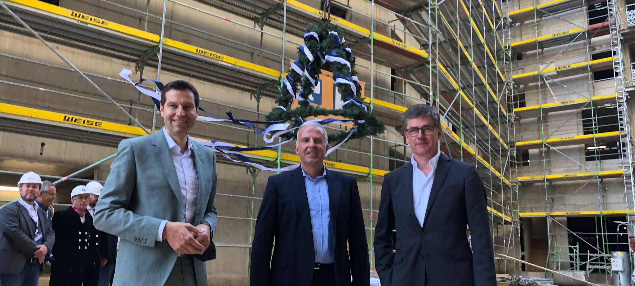 Bochum: Richtfest im Viktoria Karree