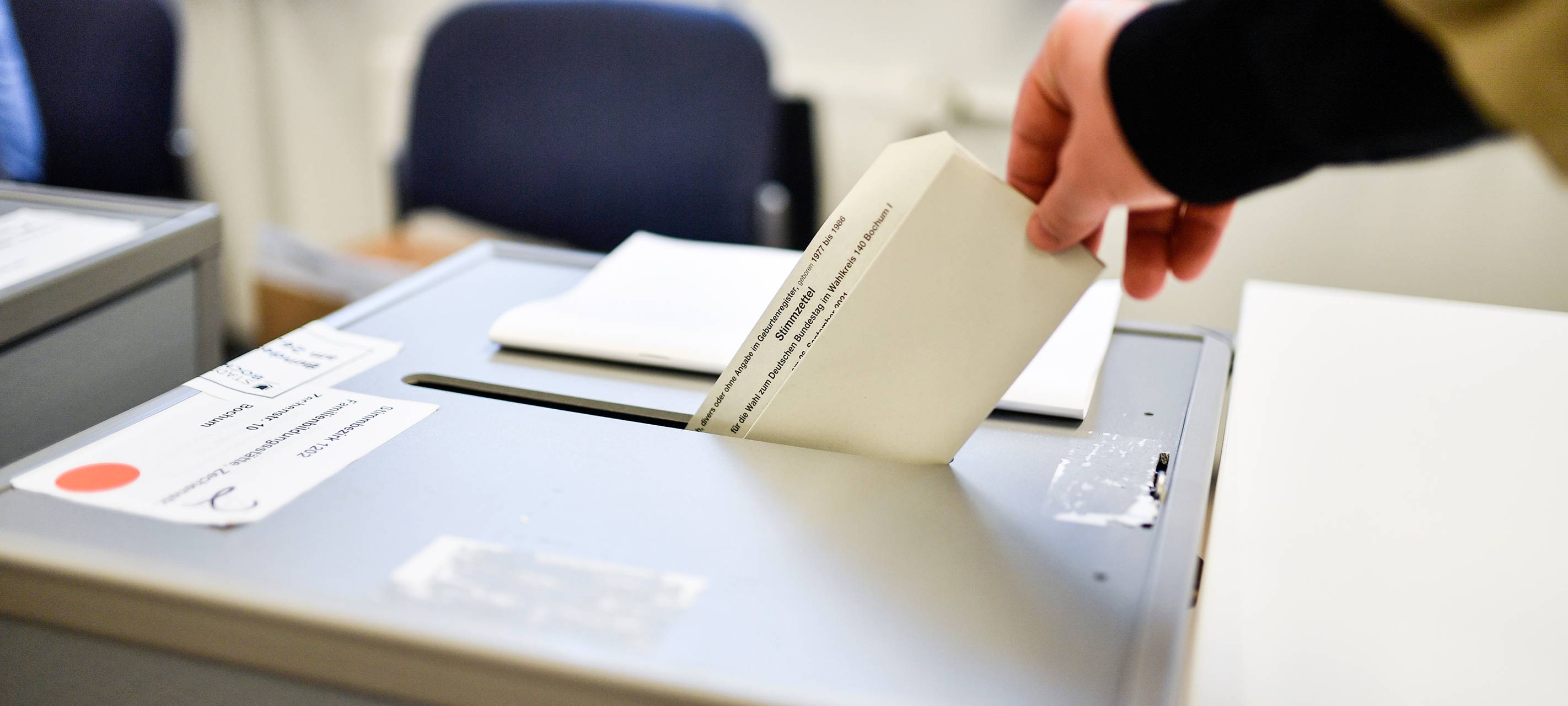 Bundestagswahl: Wahllokal an der Zechenstraße in Hamme