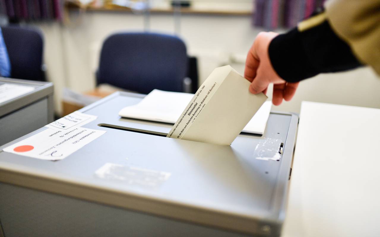 Bundestagswahl: Wahllokal an der Zechenstraße in Hamme 