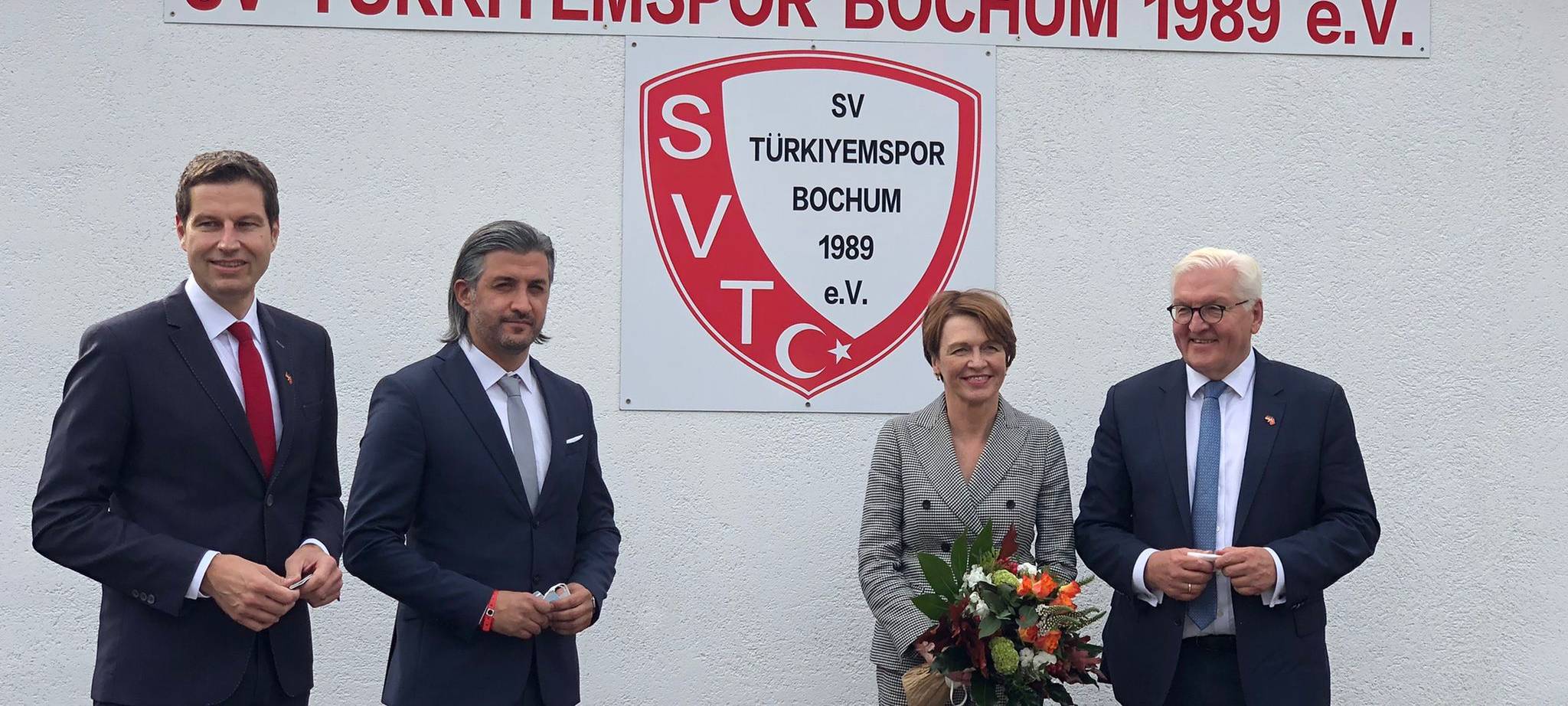 Steinmeier besucht Bochumer Sportverein Türkiyemspor