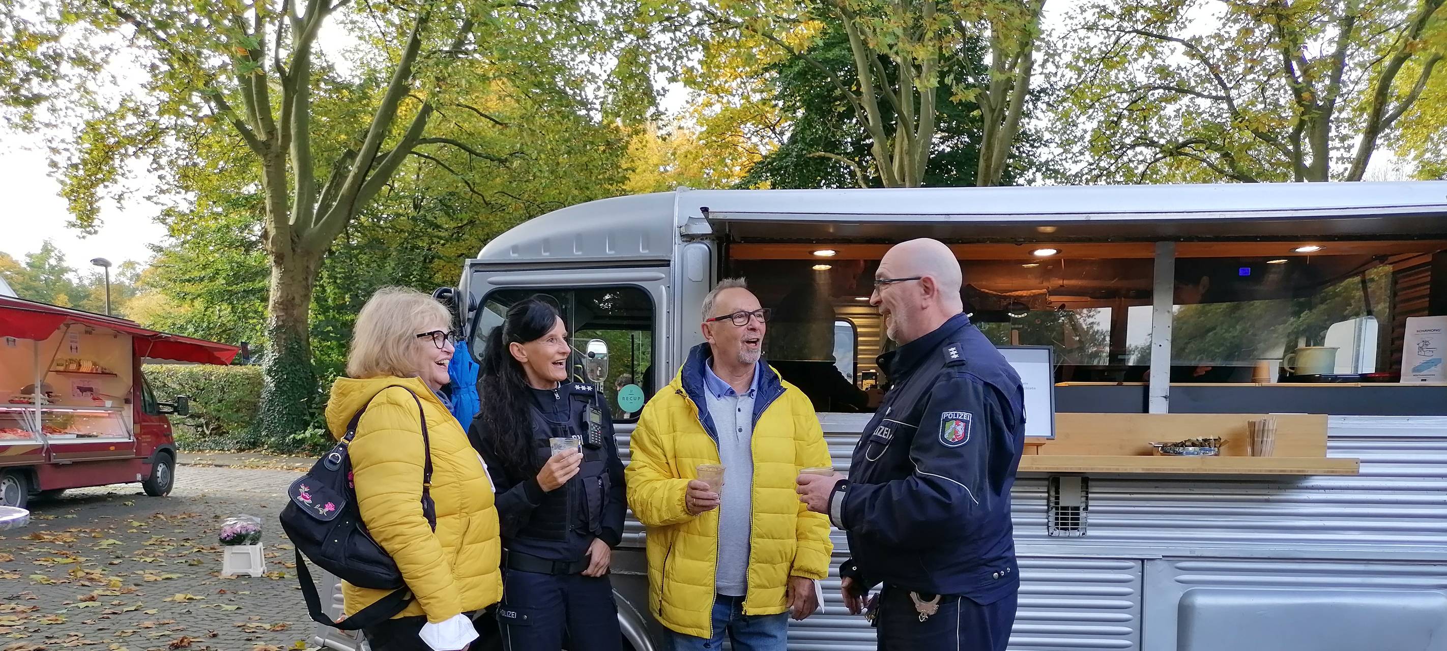 Kaffee trinken mit der Bochumer Polizei