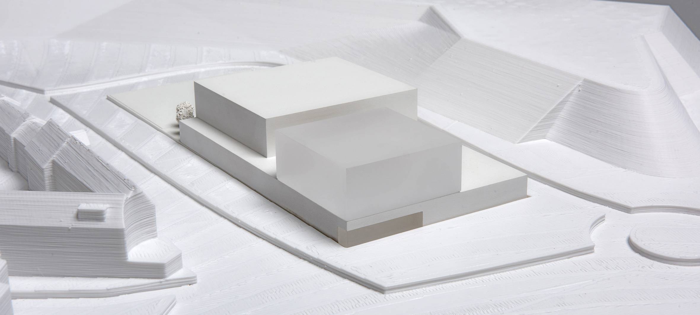 Modell Forschungsgebäude Bergbaumuseum im Westpark