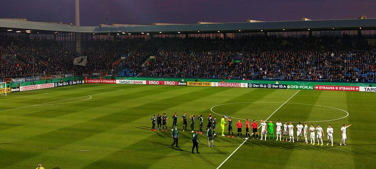 VfL Bochum vorm Spiel gegen Borussia Mönchengladbach