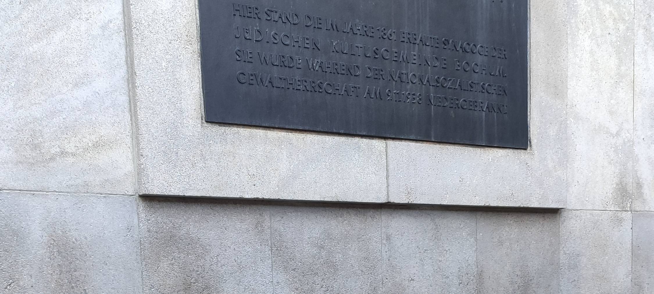 Bochum: Erinnerung an die Reichspogromnacht