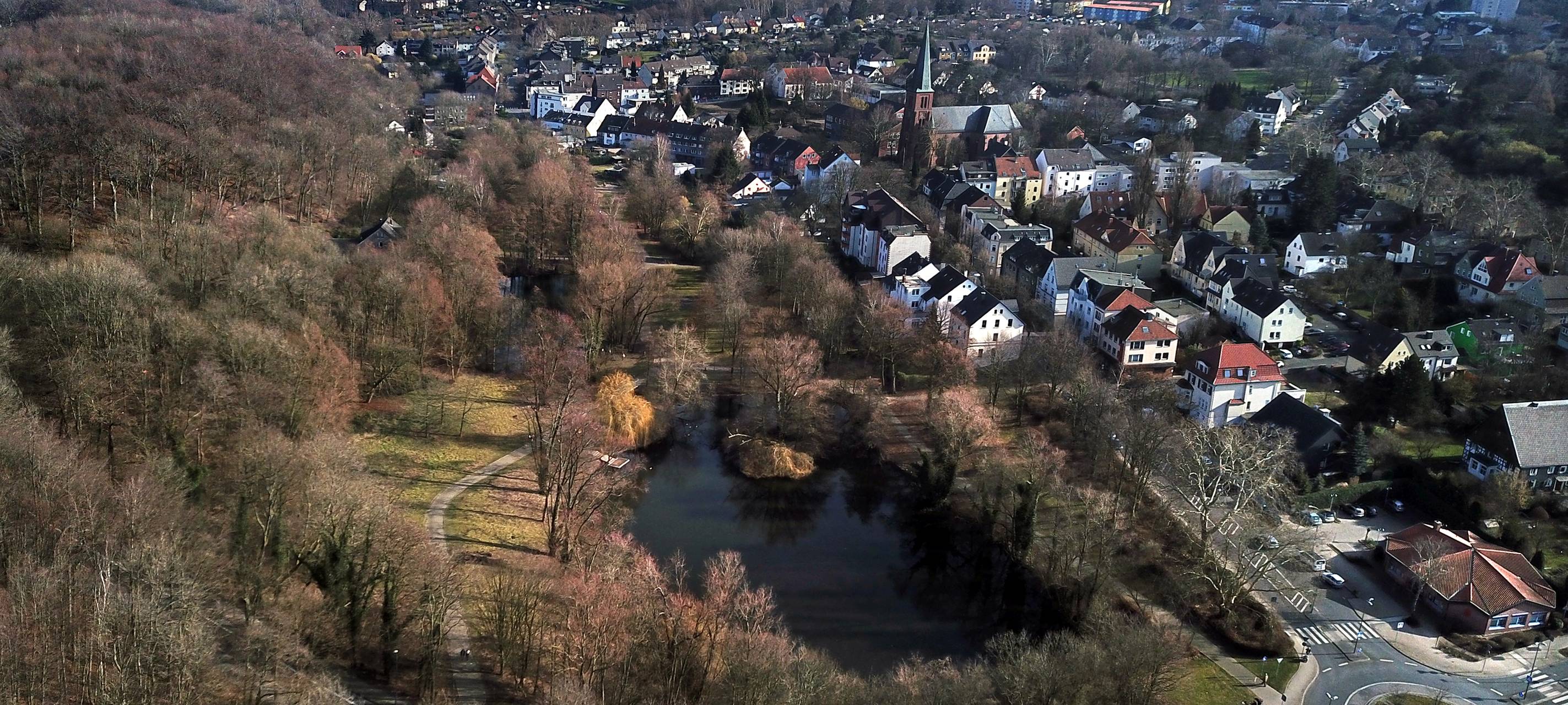 Luftaufnahme Grummer Teiche