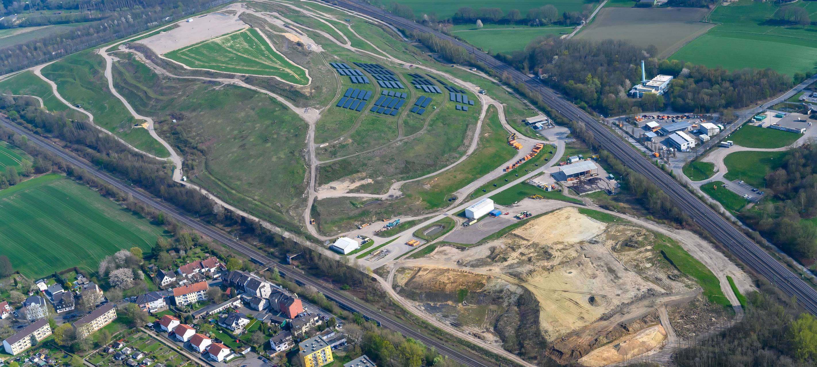 Luftbild Zentraldeponie Kornharpen