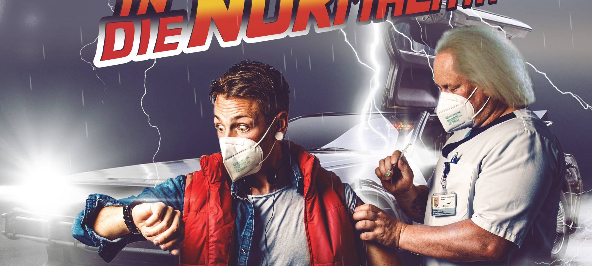 St. Josef-Hospital in Bochum wirbt mit Filmplakat für Impfung