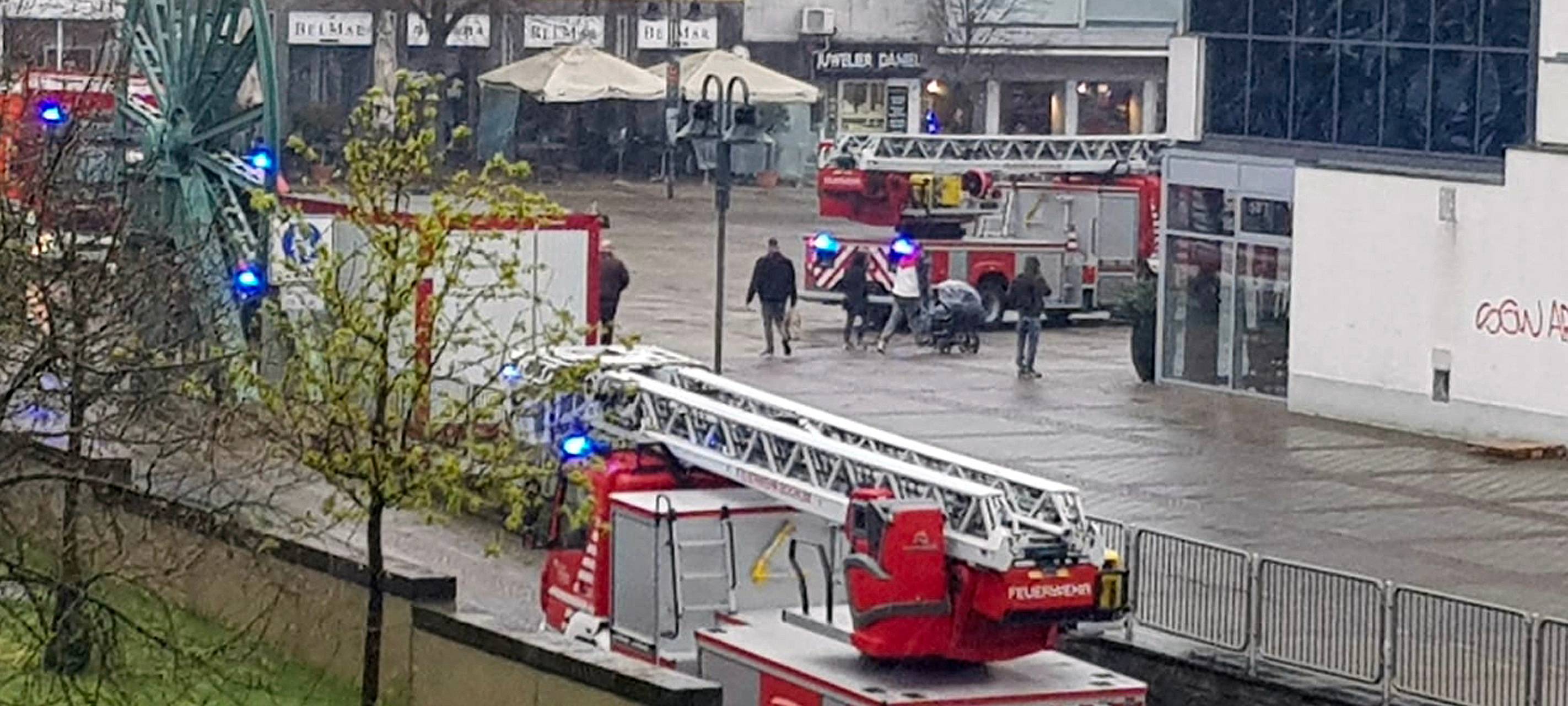 Feuerwehreinsatz im Gertrudiscenter