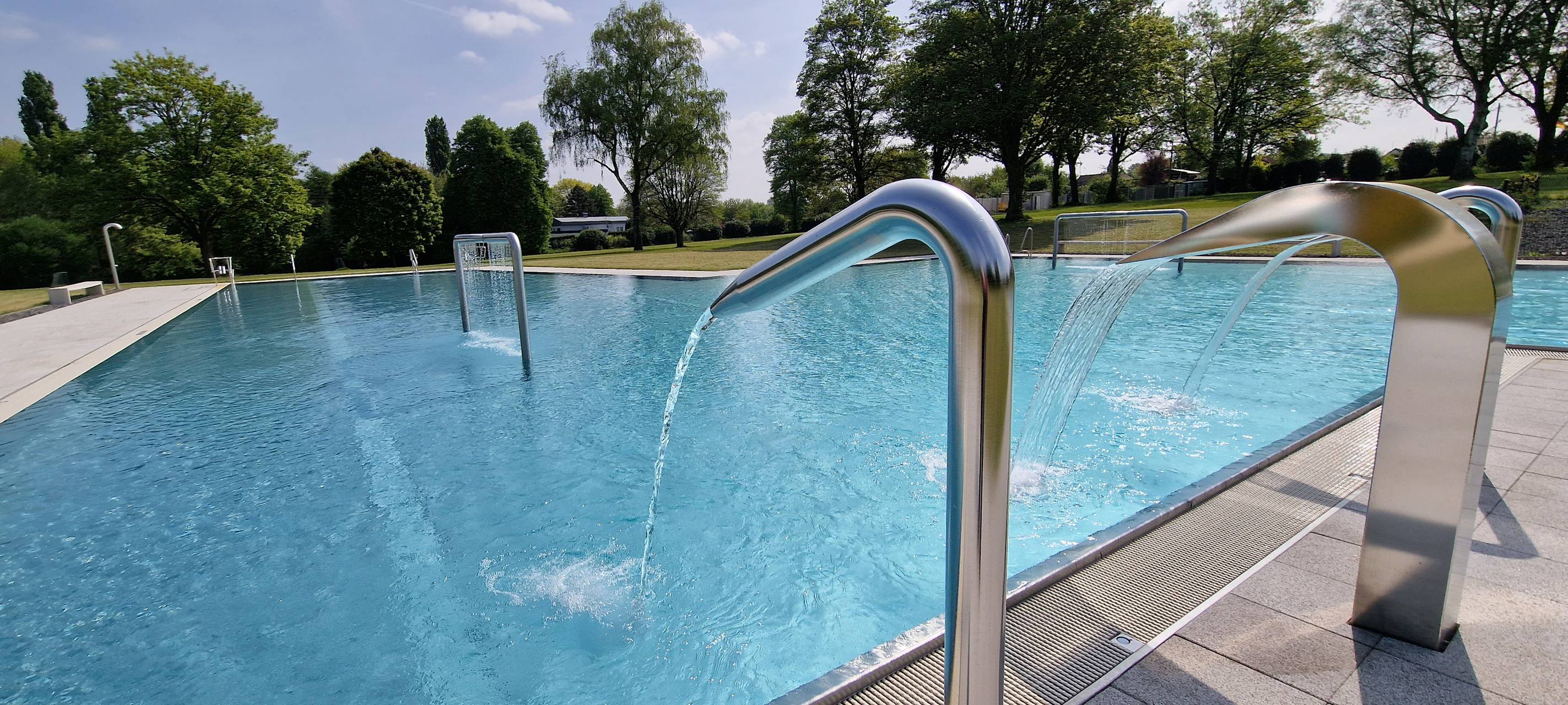 Freibad Bochum-Werne nach dem Umbau