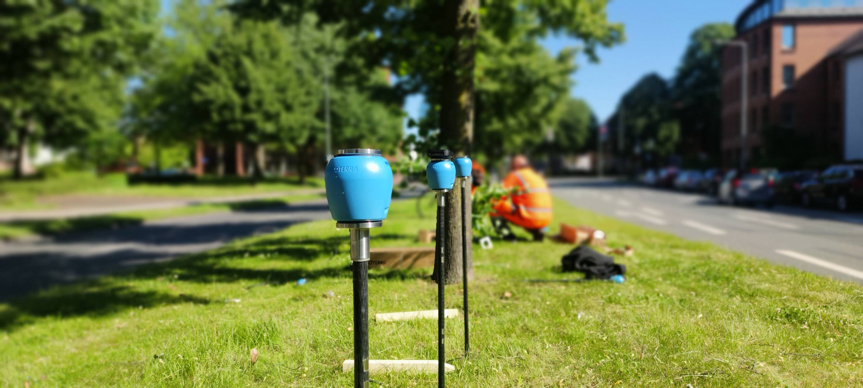 Sensoren überwachen Bewässerung von Bochumer Bäumen