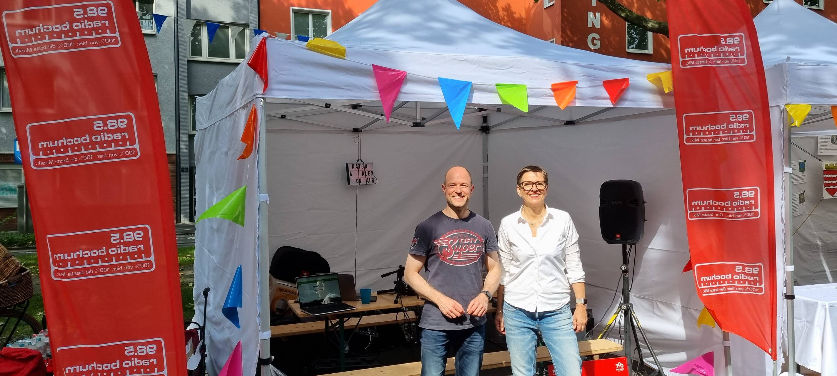 Katja und Alex live vom Bochumer Stadtpicknick
