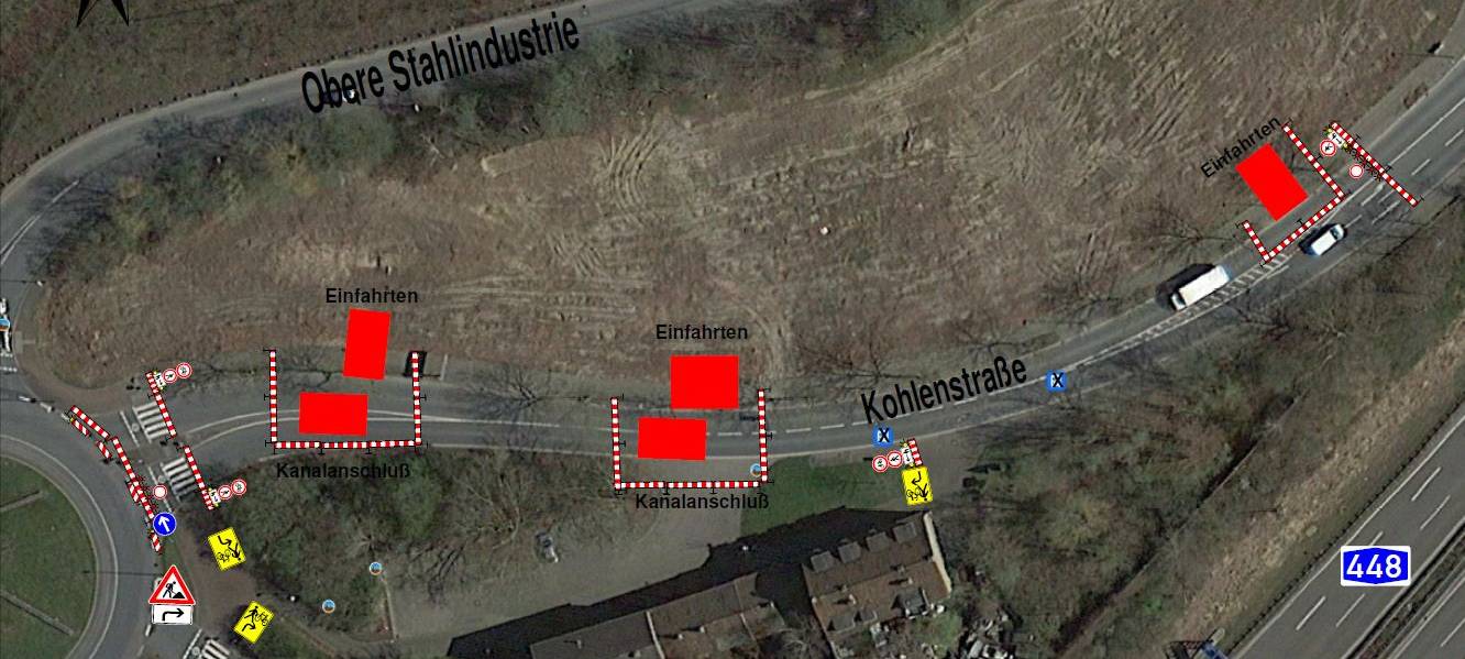 Vollsperrung Kohlenstraße Bochum