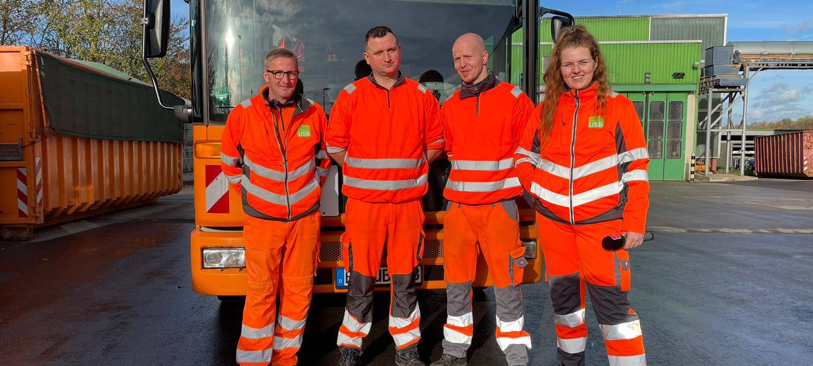 Kira hat die Müllabfuhr des Umweltservices Bochum begleitet