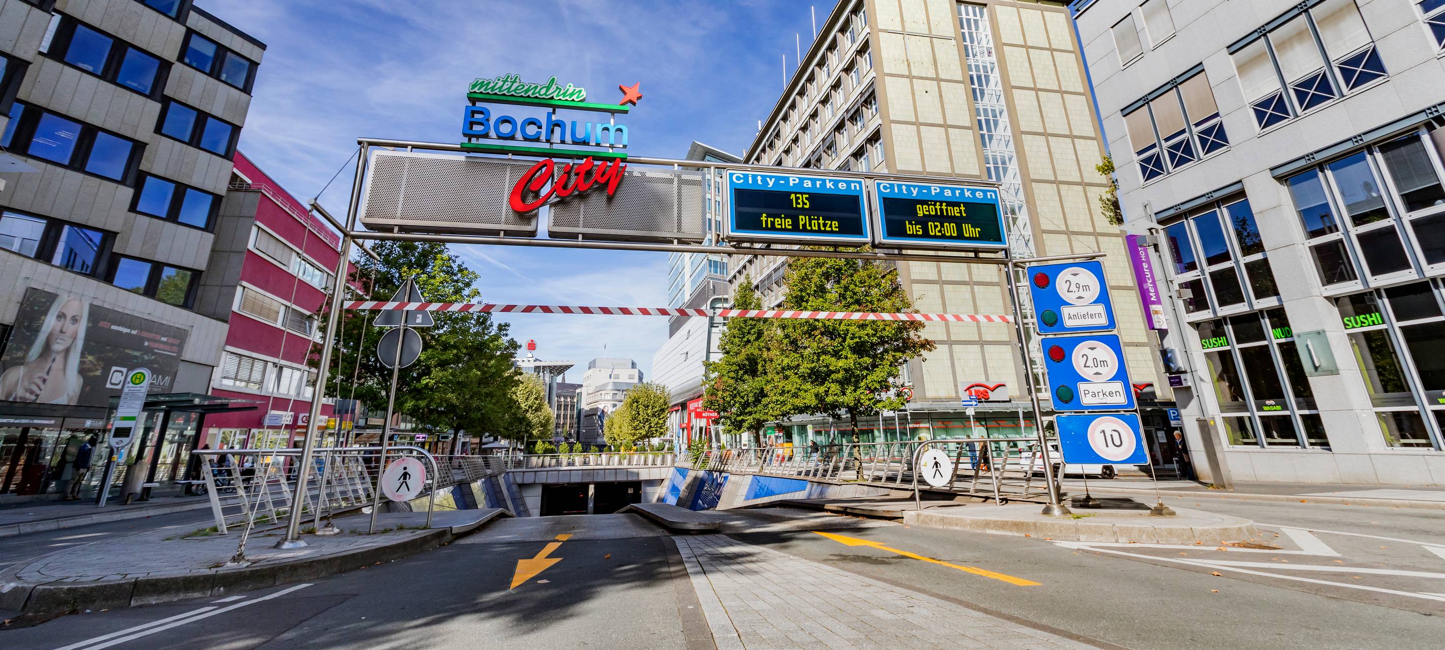 Bochumer Parkhaus Massenbergstraße dicht