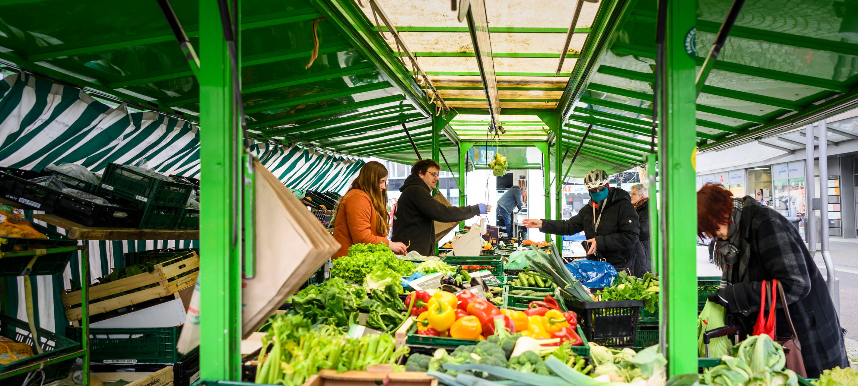 Wochenmarkt in Bochum zieht um bis Weihnachten
