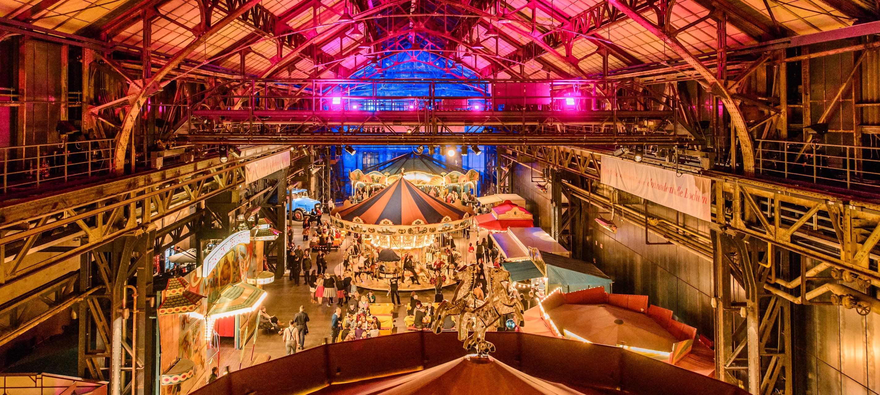 Historischer Jahrmarkt in der Jahrhunderthalle Bochum