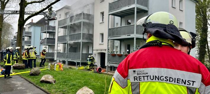Bochum-Weitmar: Ein Schwerverletzter nach Wohnungsbrand