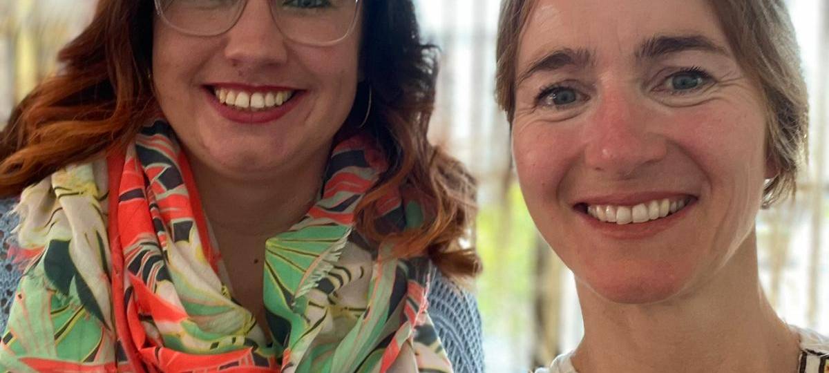 Danni Roesner mit der Bochumerin Vanessa Wolff