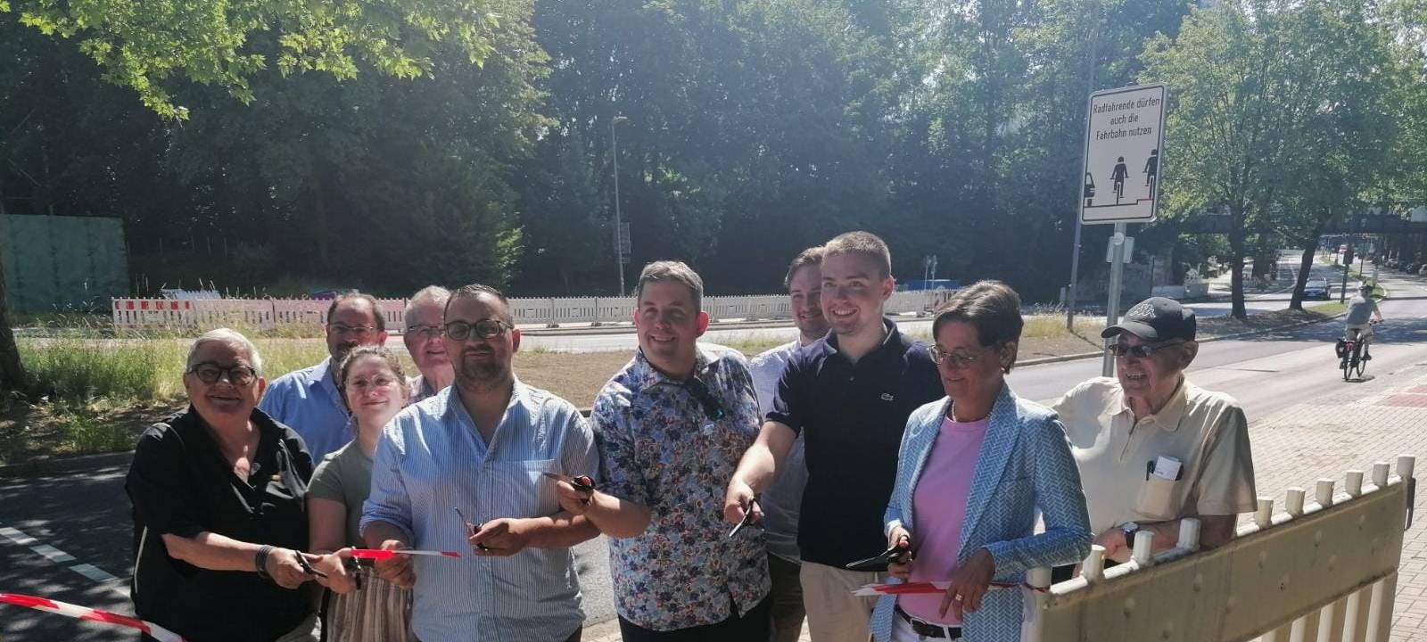 Neue Fahrradstraße in Bochum