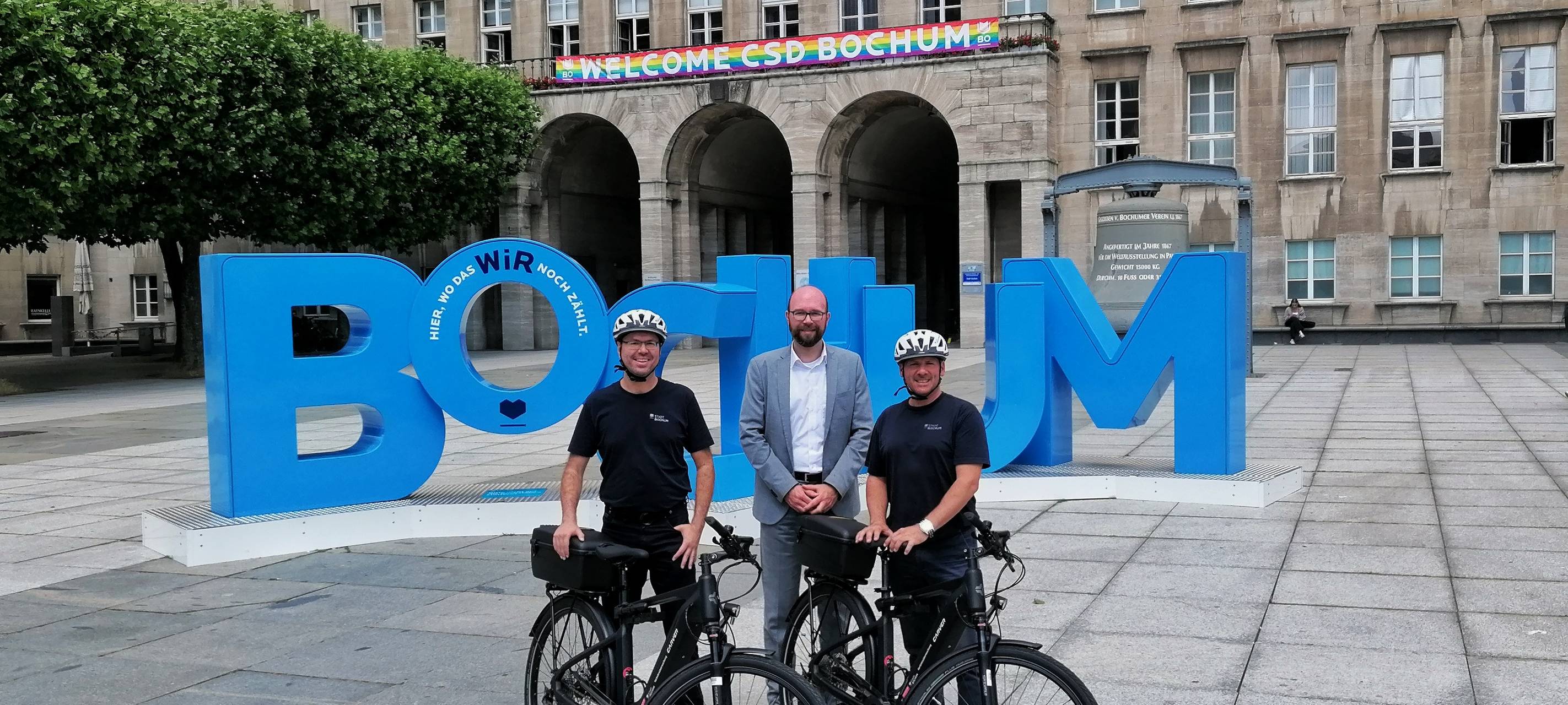 Fahrradstaffel für Verkehrsüberwachung Bochum