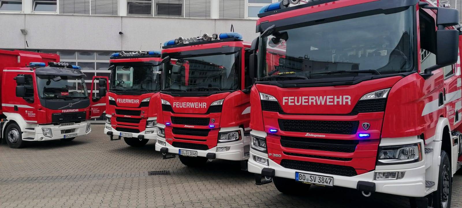 Neue Fahrzeuge für Bochumer Feuerwehr