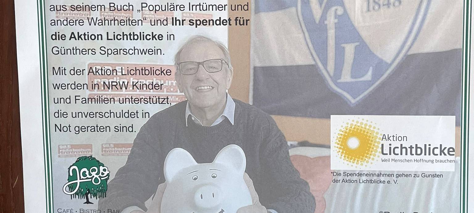 Günther liest in Bochum für Lichtblicke