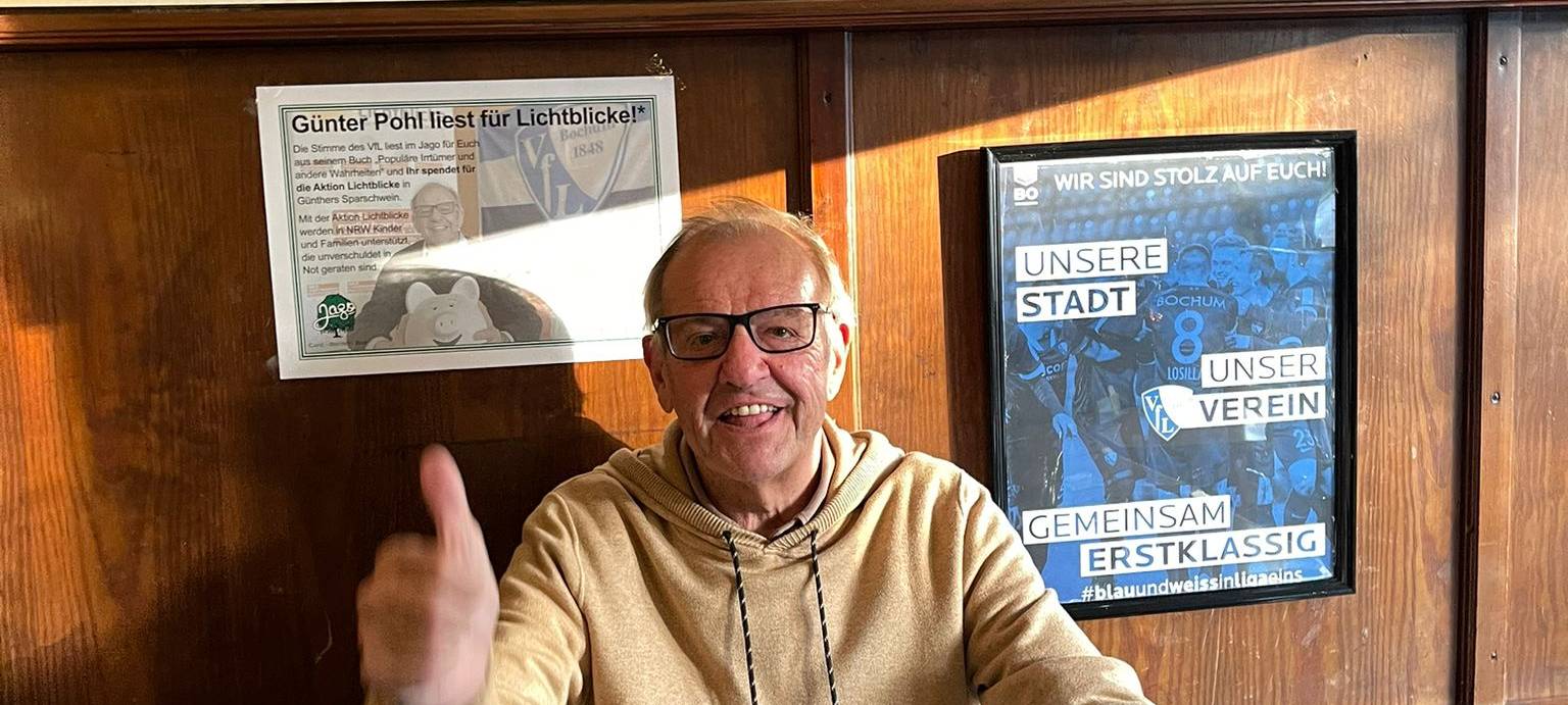 Günther liest in Bochum für Lichtblicke