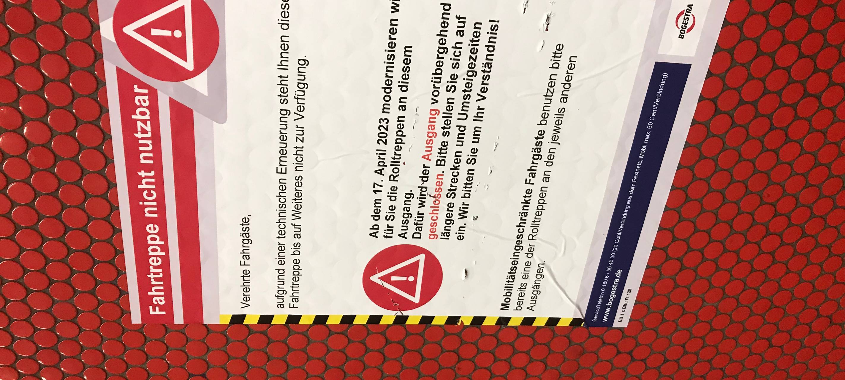 Außer Betrieb: Bochumer Fahrstühle und Rolltreppen