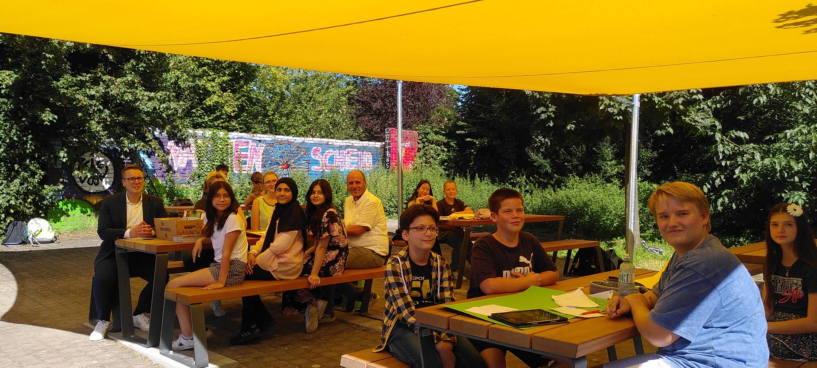 Grünes Klassenzimmer für Gymnasium in Bochum